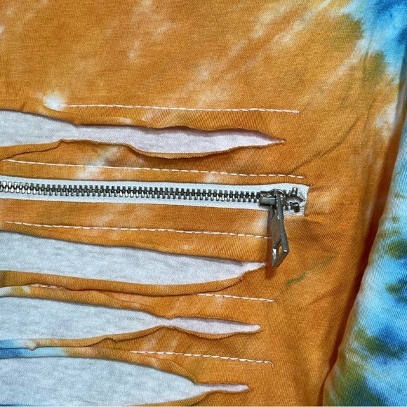 Switch Remarkable Shirt Mens Large Multicolor Wrips Tears T Shirt Crew Neck - Picture 9 of 11